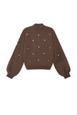 Acrylic Knit Sweater Casual Heart Pattern Fall/Winter