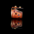 Molten Copper Aura Crystal Leather Cuff – One of a Kind