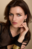 Stainless Steel Hoop Earrings circle Casual Daily Simple Series Women's jewelry