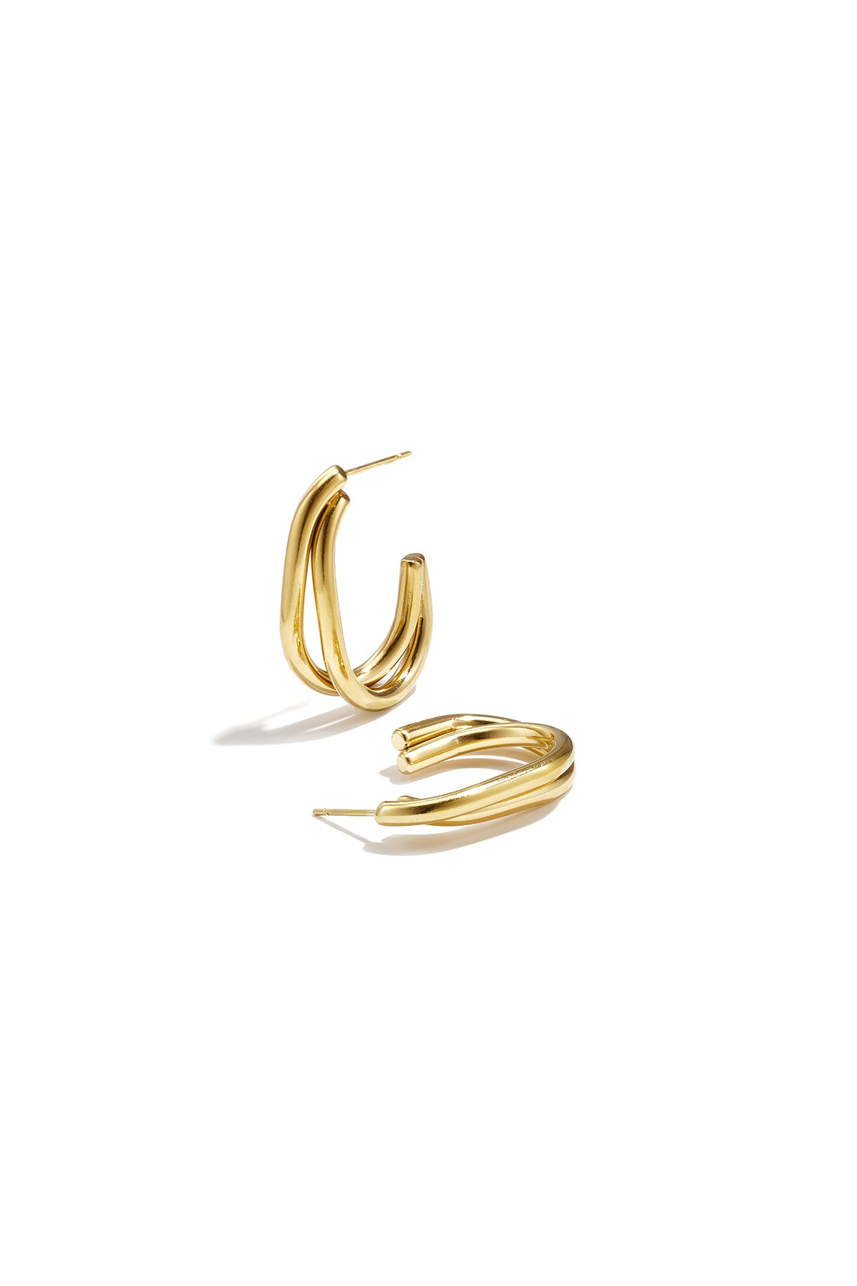 Stainless Steel Hoop Earrings Circle Simple Daily Simple Series Women's jewelry