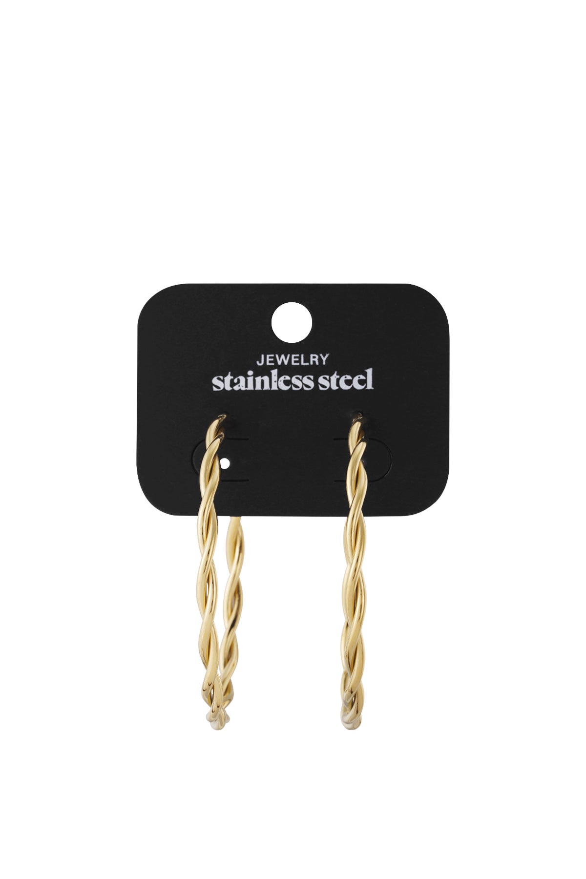 Twisted Hoop Earrings