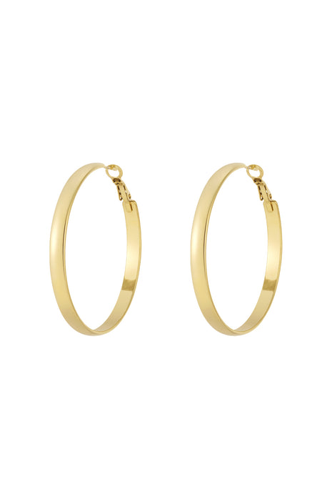Basic Hoop earrings thick