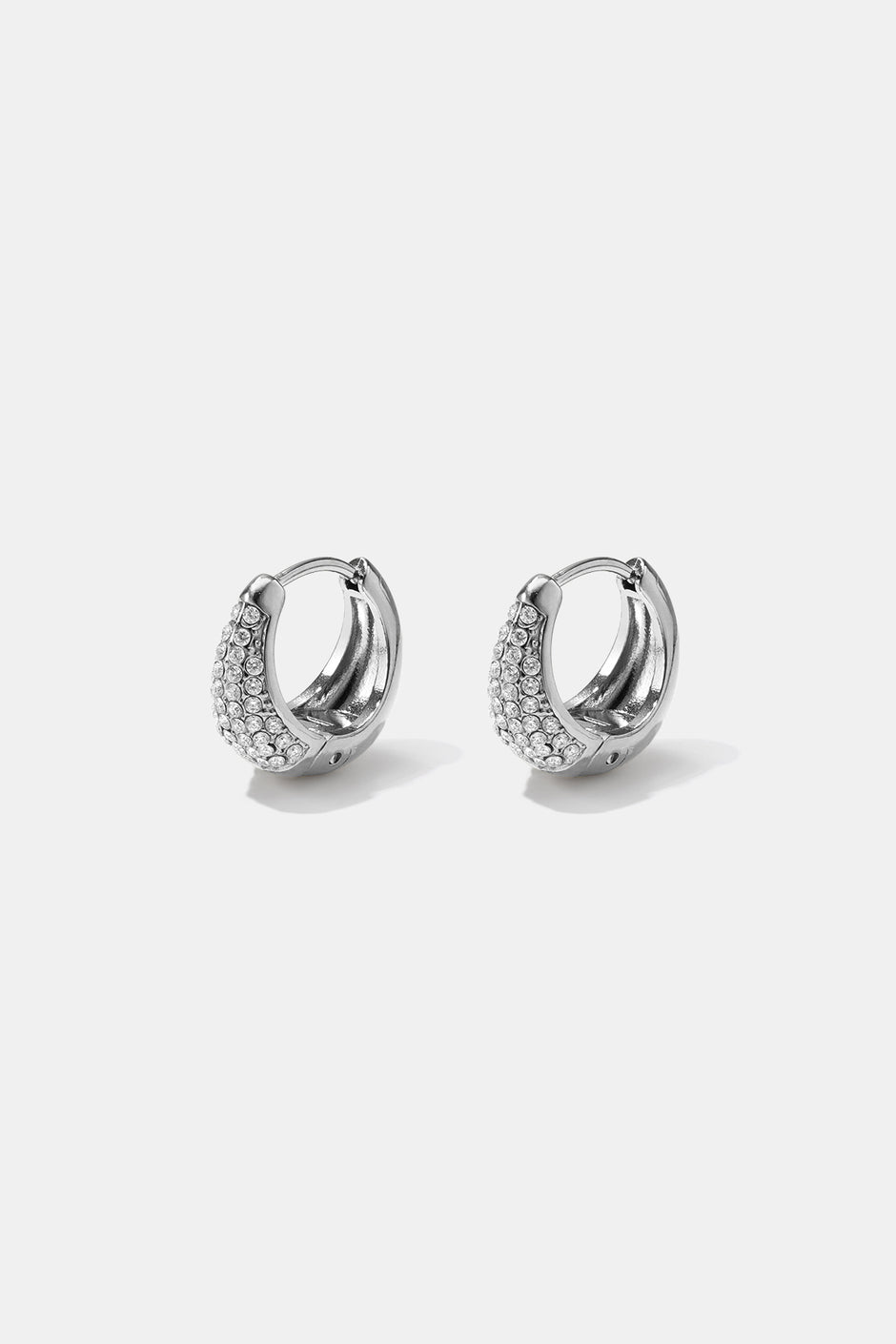 Stainless Steel Hoop Earrings Irregular Shape Simple Daily Simple Series Women's jewelry