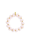 Elastic heart beaded bracelet