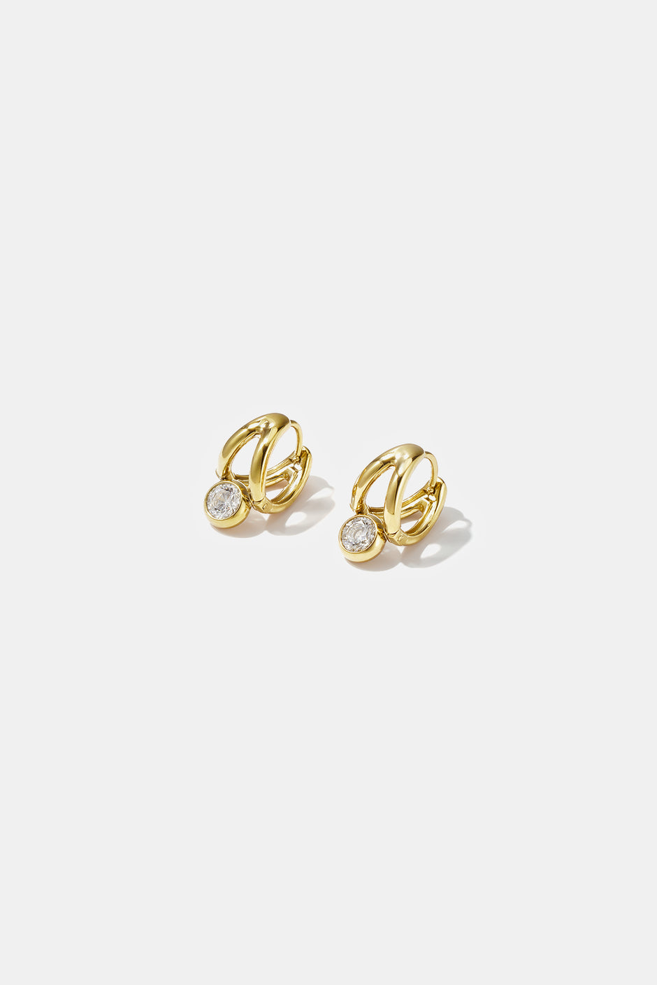 Stainless Steel Hoop Earrings Irregular Shape Simple Daily Simple Series Women's jewelry