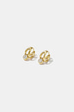 Stainless Steel Hoop Earrings Irregular Shape Simple Daily Simple Series Women's jewelry