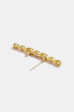 Golden Droplet Crystal Brooch by ENOTIA