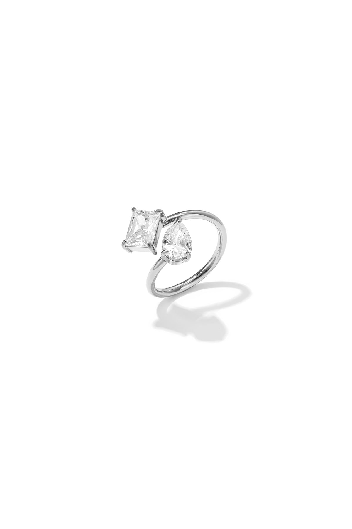 Stainless Steel Minimalist Rings Ellipse Shape Simple Daily Simple Series Women's jewelry