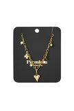 sparkling love necklace