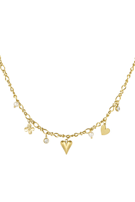 sparkling love necklace