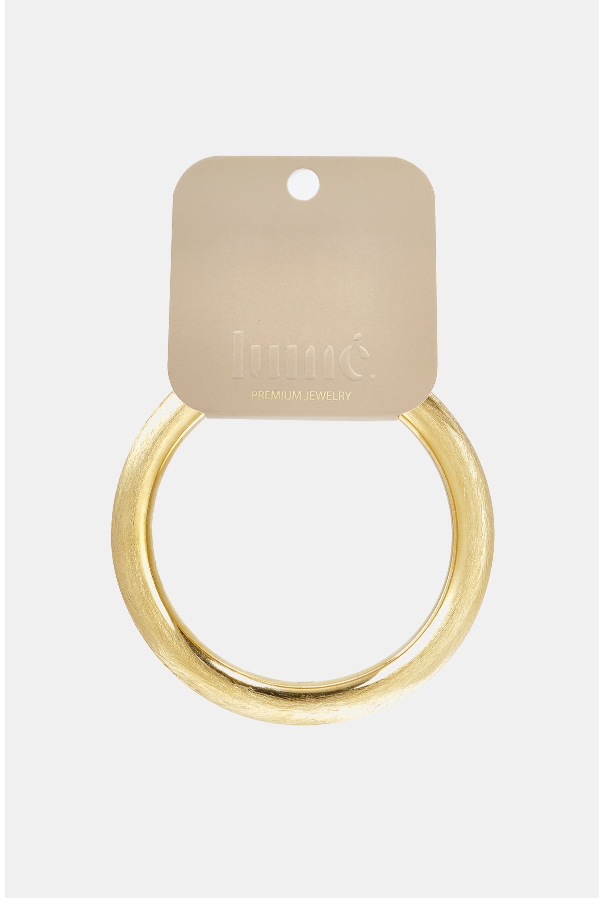 Essential 10 mm Stainless Steel Bangle in silver tone