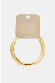 Essential 10 mm Stainless Steel Bangle in silver tone