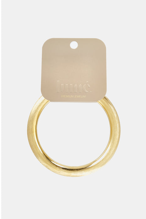 Essential 10 mm Stainless Steel Bangle in silver tone