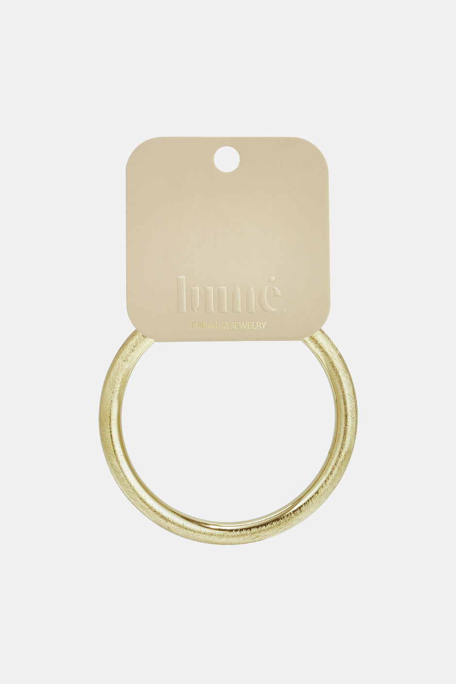Bangle with brushed effect - 7 mm