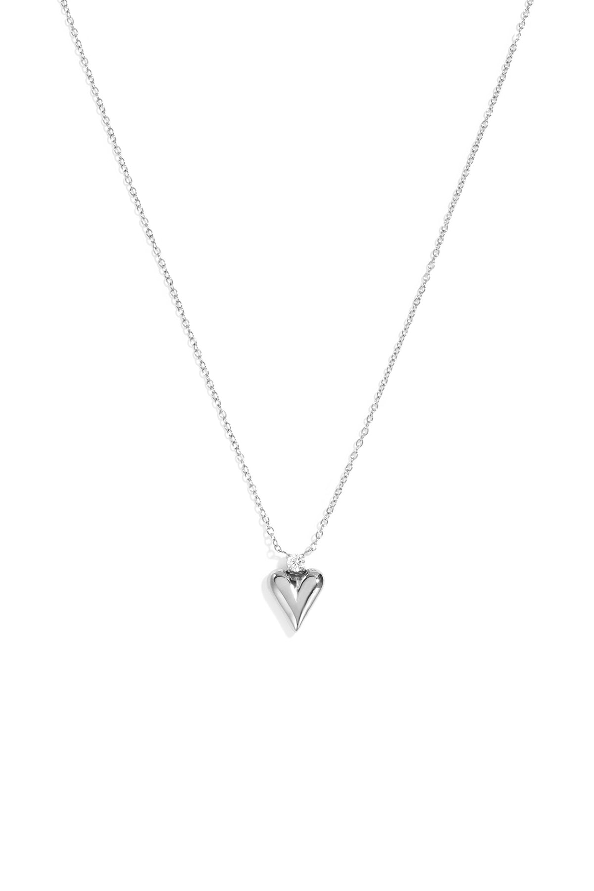 Stainless Steel Pendant necklaces Heart Simple Daily Simple Series Women's jewelry