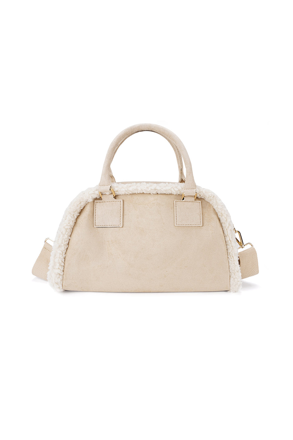Teddy Patchwork Shoulder Bag by ENOTIA