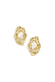 Stainless Steel Stud Earrings Irregular Shape Simple Daily Simple Series Women's jewelry