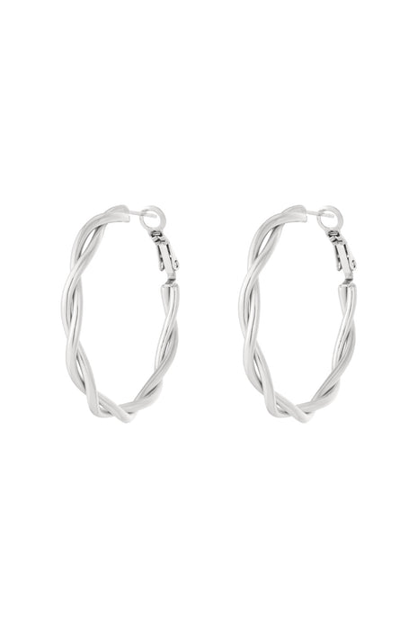 Twisted Hoop Earrings