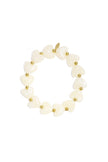 Elastic heart beaded bracelet