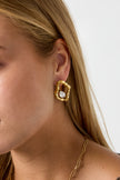 Stainless Steel Stud Earrings Geometric Shape Simple Daily Simple Series Women's jewelry