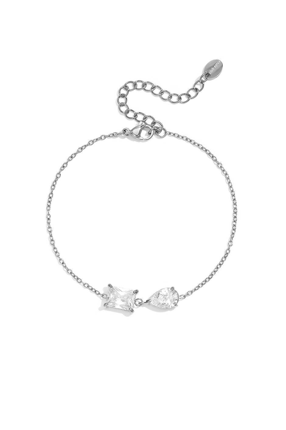 Stainless Steel Charm Bracelets Ellipse Shape Simple Daily Simple Series Women's jewelry
