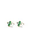 Stainless Steel Stud Earrings Heart Simple Daily Simple Series Women's jewelry