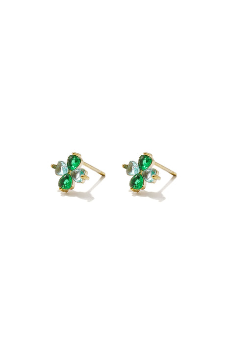 Stainless Steel Stud Earrings Heart Simple Daily Simple Series Women's jewelry