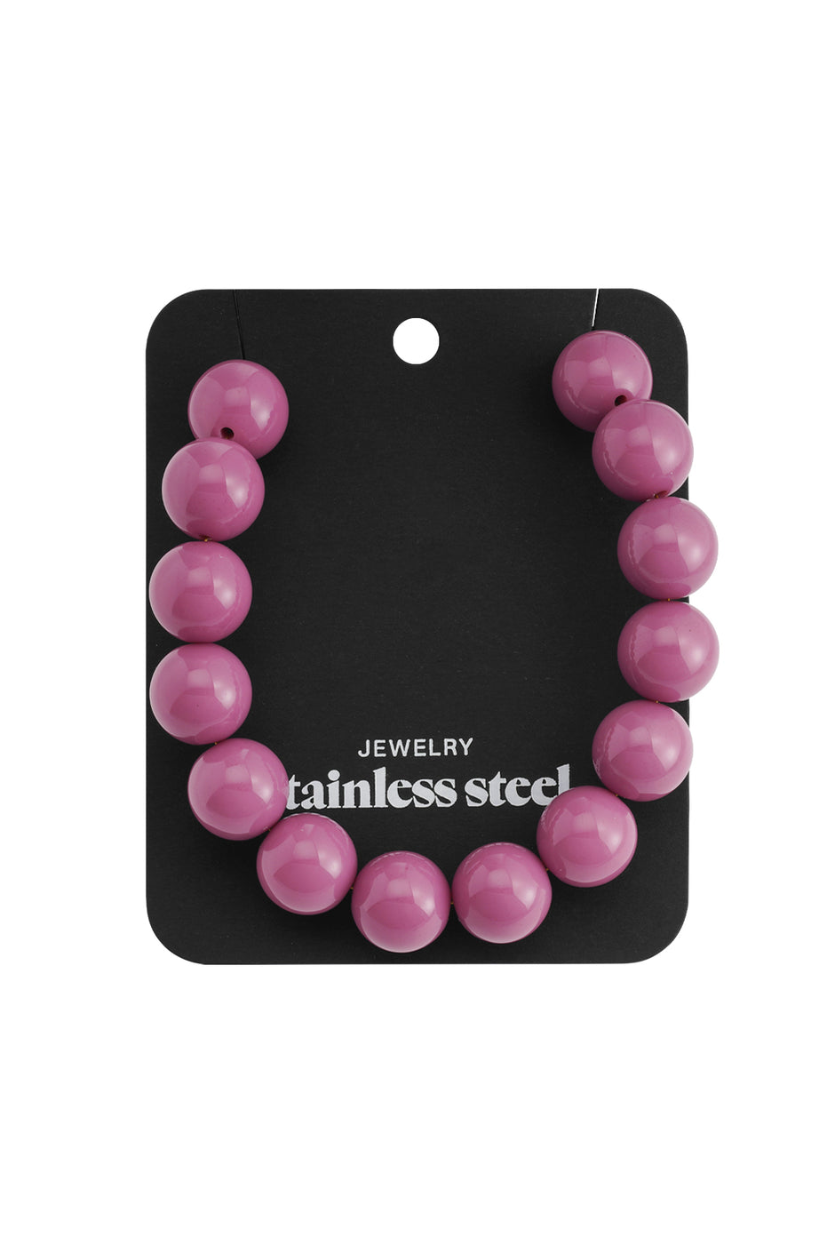 Necklace with large beads