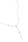 Y-line necklace with filled hearts