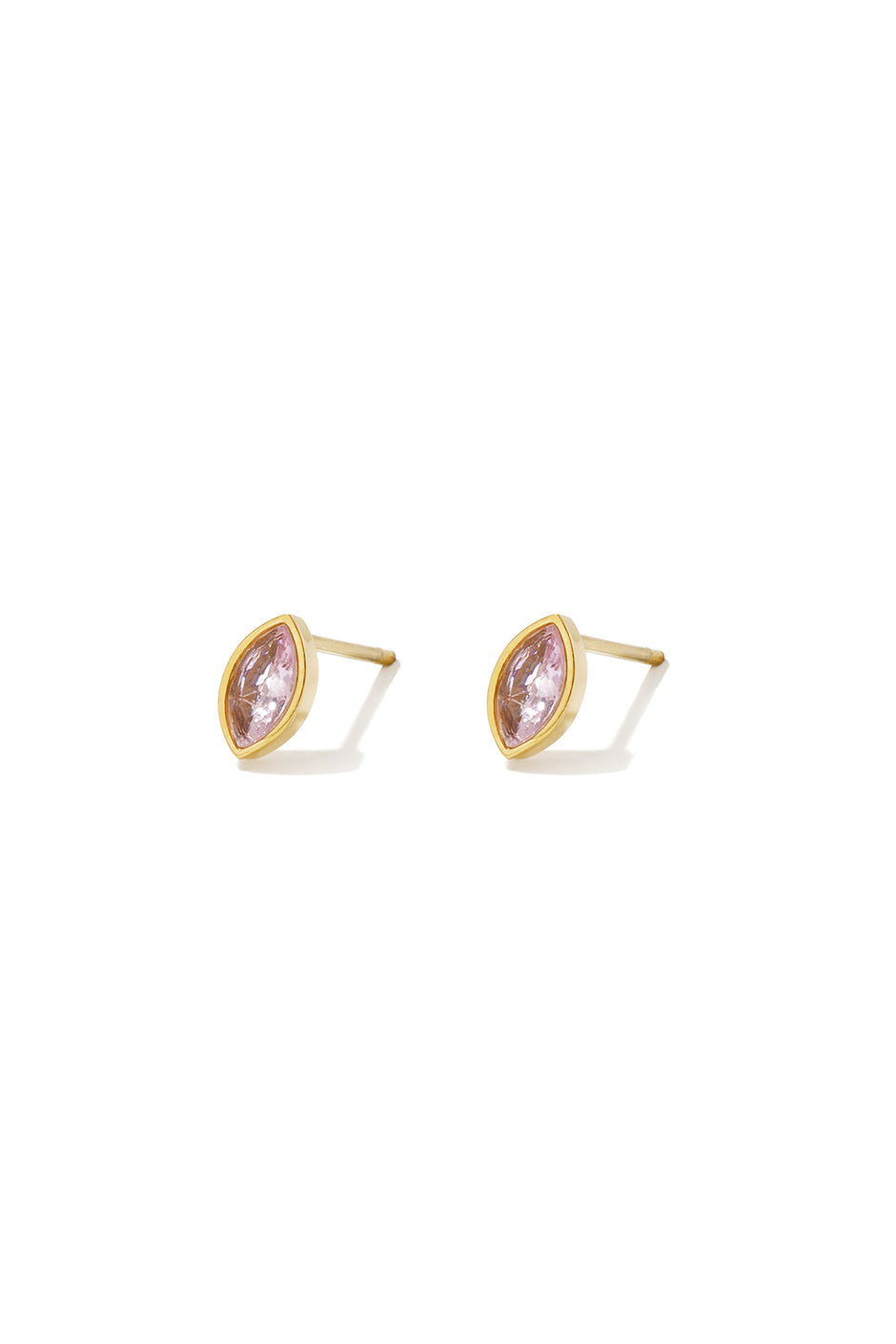 Stainless Steel Stud Earrings Ellipse Shape Simple Daily Simple Series Women's jewelry
