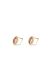Stainless Steel Stud Earrings Ellipse Shape Simple Daily Simple Series Women's jewelry