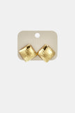 Stainless Steel Stud Earrings Geometric Shape Simple Daily Simple Series Women's jewelry