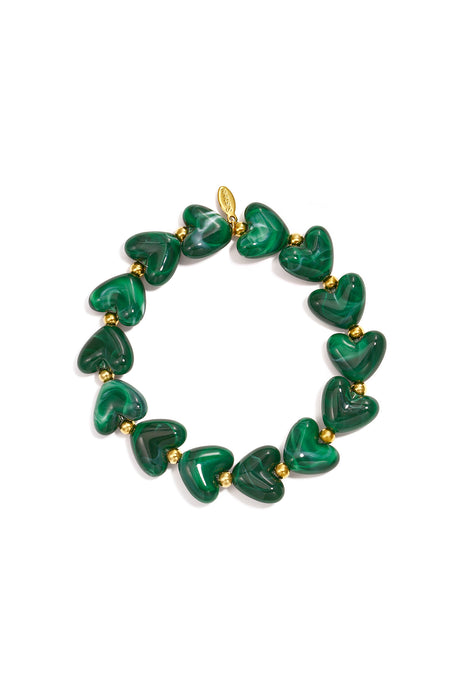 Colour Pop Heart Bead Bracelet