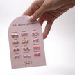 Yuko-B Kids Ceramic Stud Earrings Set – Pink Motifs (12 Pairs)