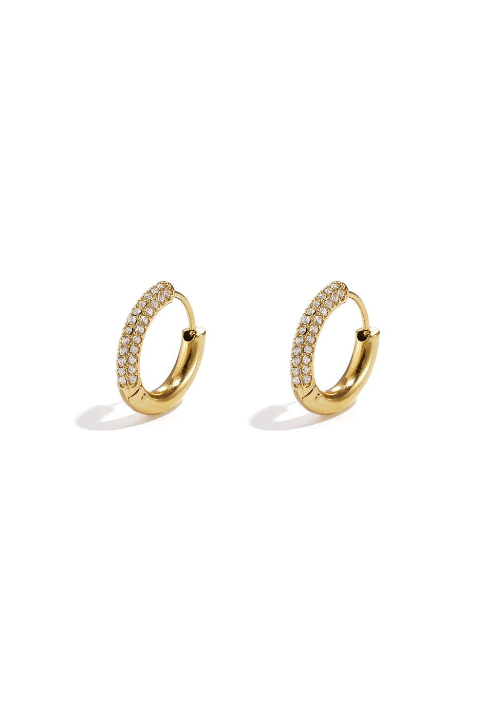 Stainless Steel Hoop Earrings Circle Simple Daily Simple Series Women's jewelry