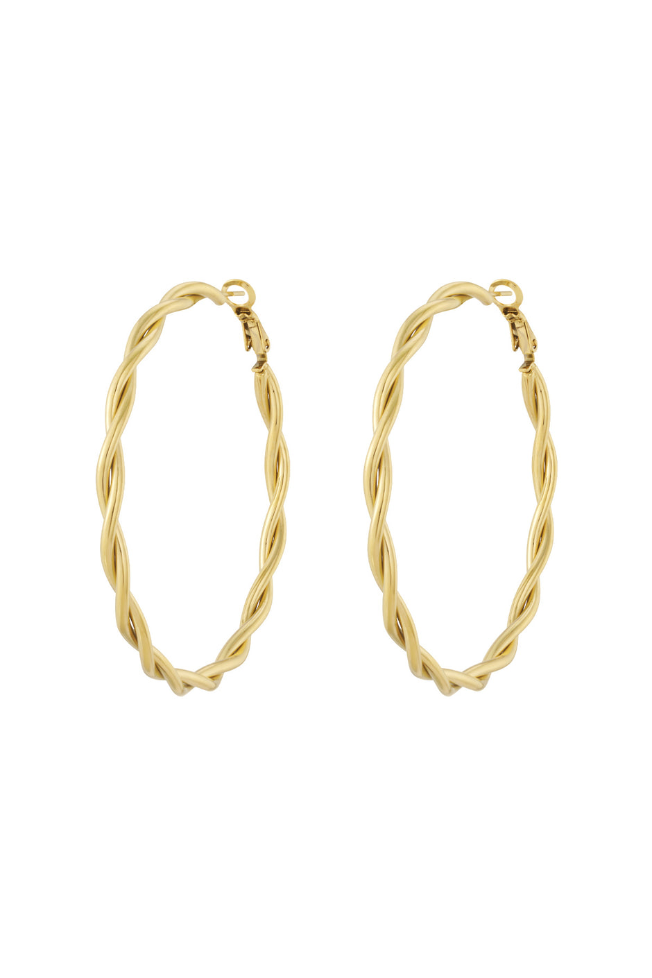 Twisted Hoop Earrings