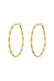 Twisted Hoop Earrings