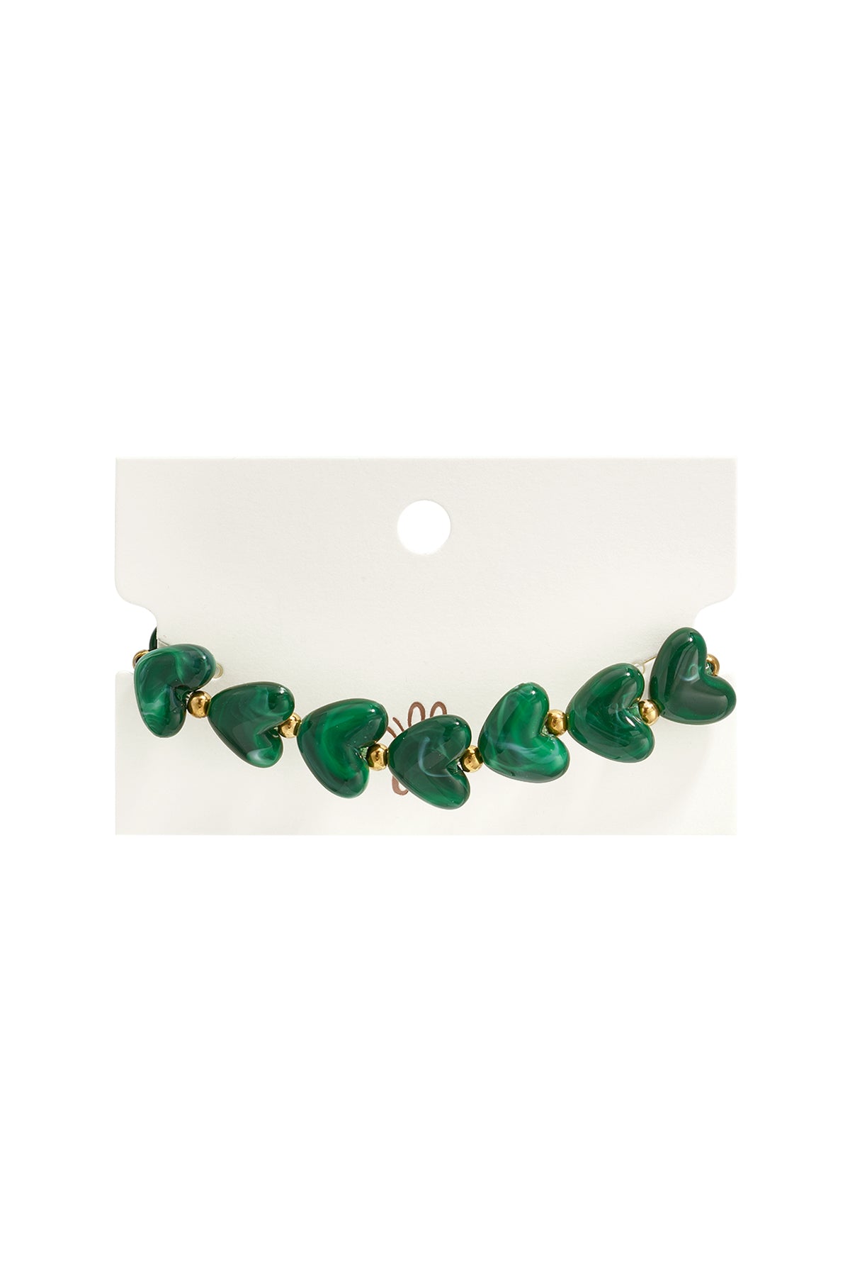 Colour Pop Heart Bead Bracelet by ENOTIA