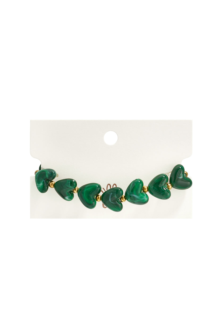 Colour Pop Heart Bead Bracelet by ENOTIA