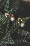 Stainless Steel Hoop Earrings Irregular Shape Simple Daily Simple Series Women's jewelry