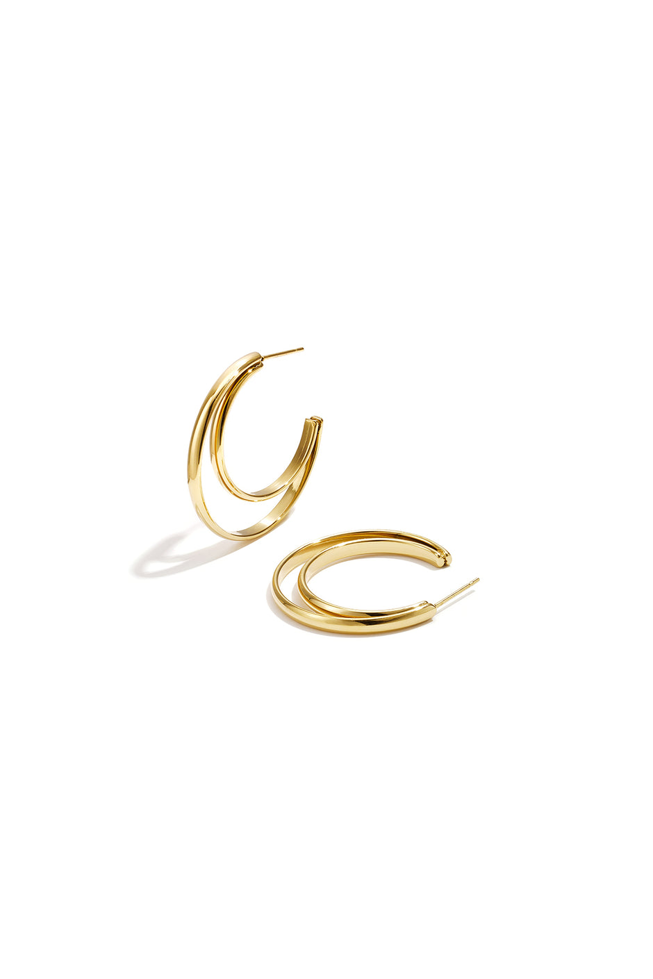 Stainless Steel Hoop Earrings Circle Simple Daily Simple Series Women's jewelry