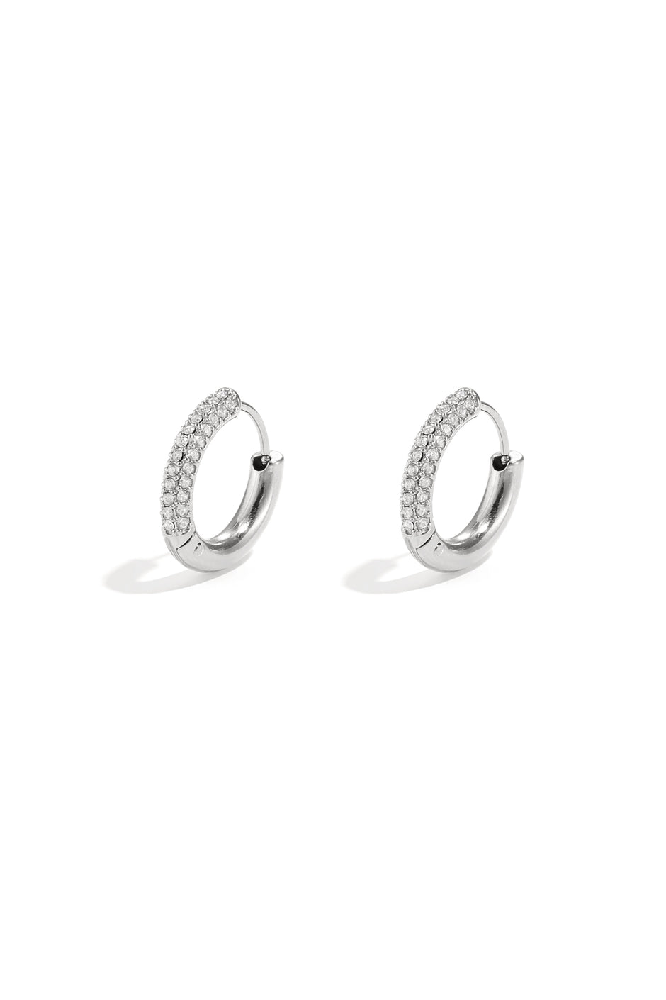 Stainless Steel Hoop Earrings Circle Simple Daily Simple Series Women's jewelry