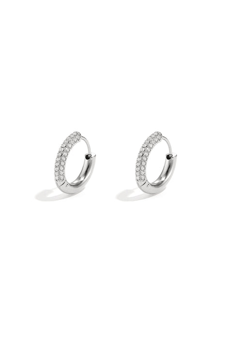 Stainless Steel Hoop Earrings Circle Simple Daily Simple Series Women's jewelry