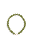 Necklace with large beads and front closure-15mm