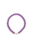 Necklace with large beads and front closure-15mm