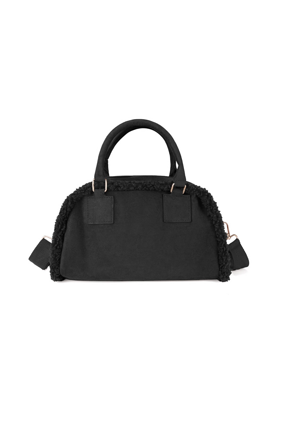 Teddy Patchwork Shoulder Bag ENOTIA EDIT