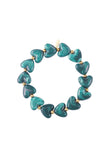 Colour Pop Heart Bead Bracelet colourful beads