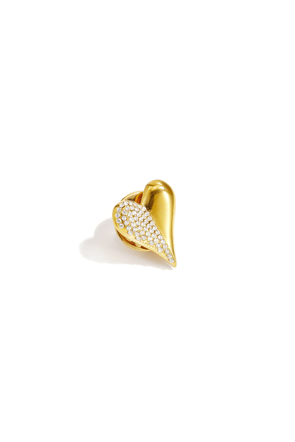 Brooches Heart Simple Stainless Steel Daily Accessories