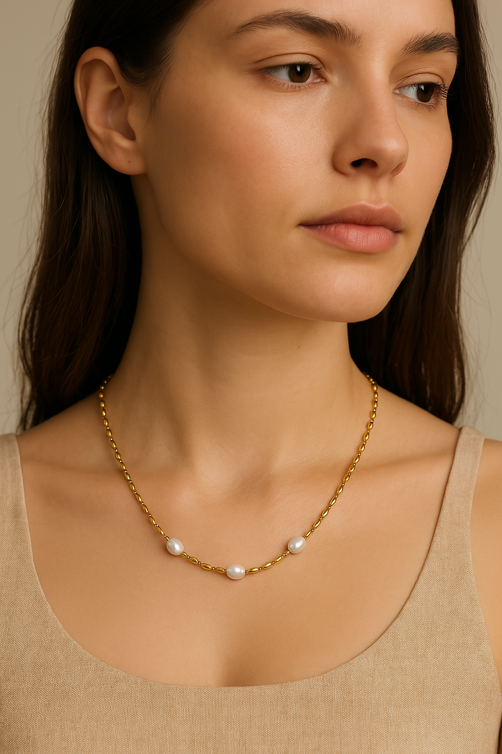 Gold Beads & Freshwater Pearls