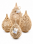 Handmade Ceramic Lantern Sculpture – Stoneware Collection